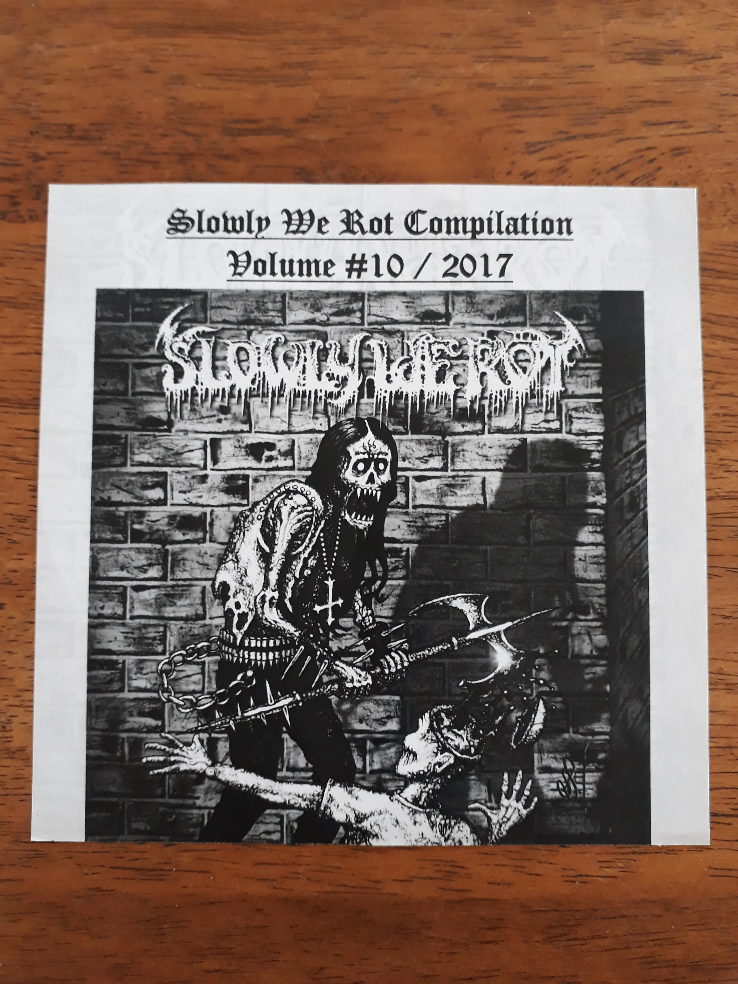 SLOWLY WE ROT Zine #10   CD