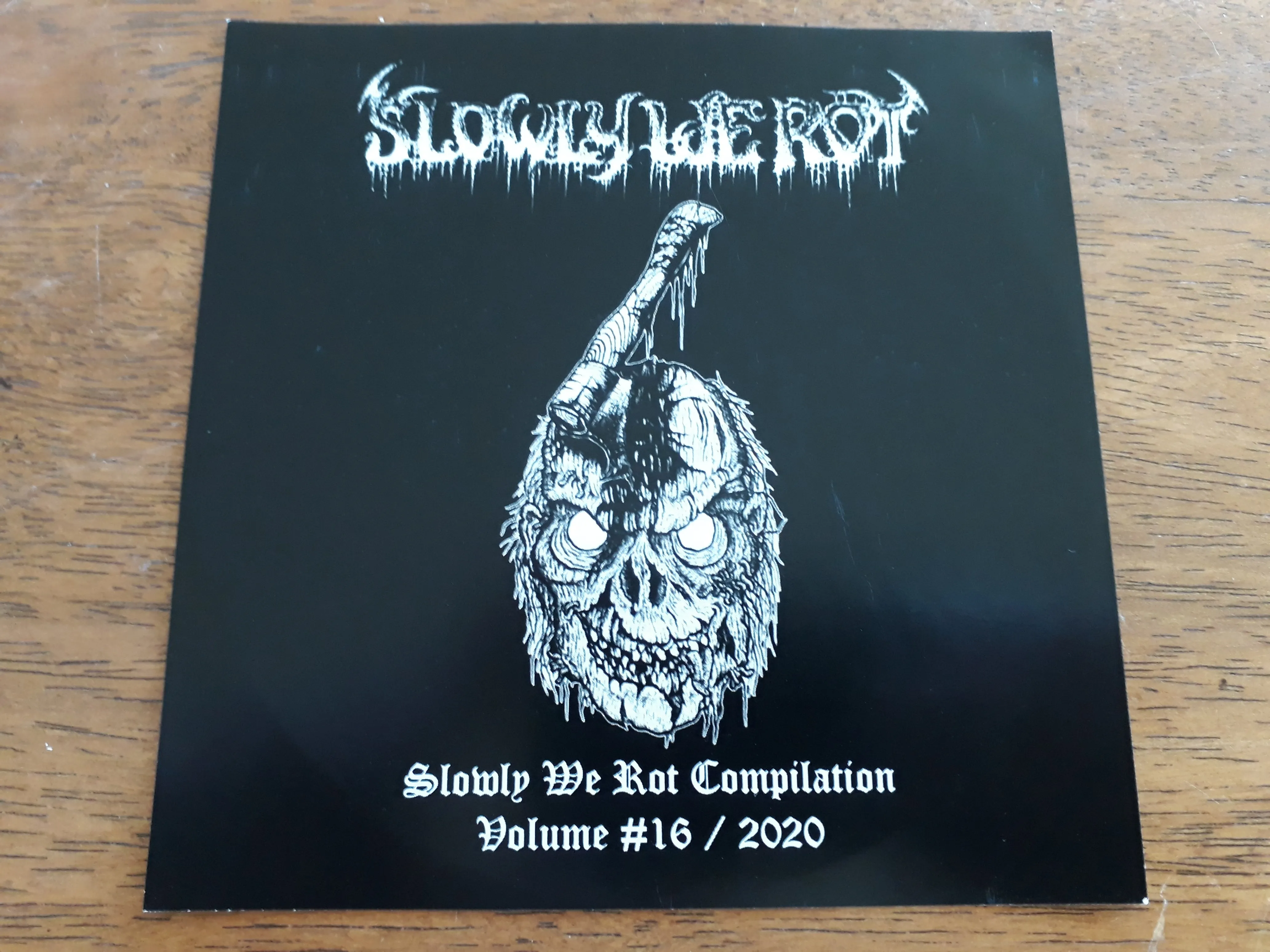 SLOWLY WE ROT Zine #16   CD