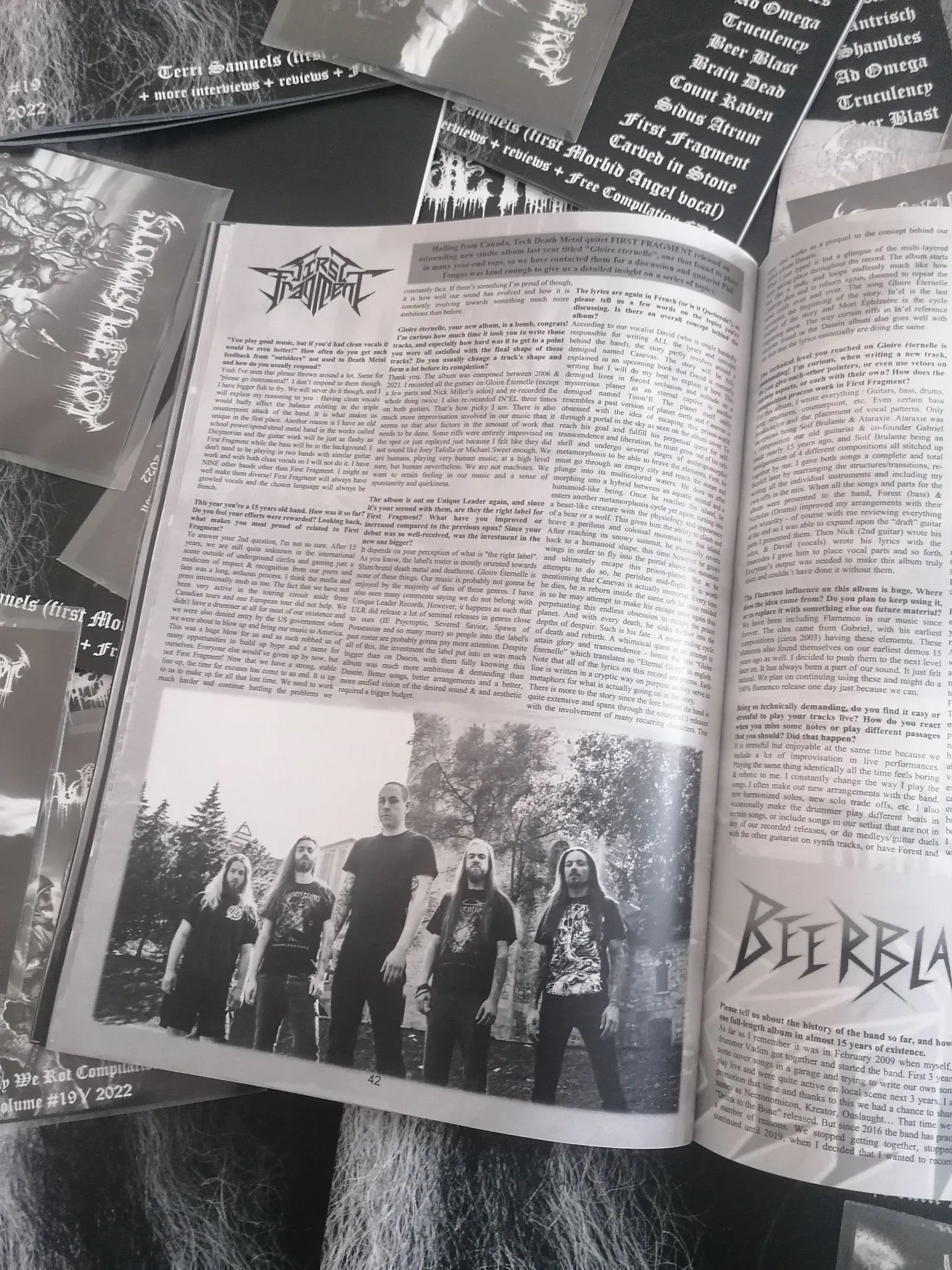 SLOWLY WE ROT Zine #19   CD