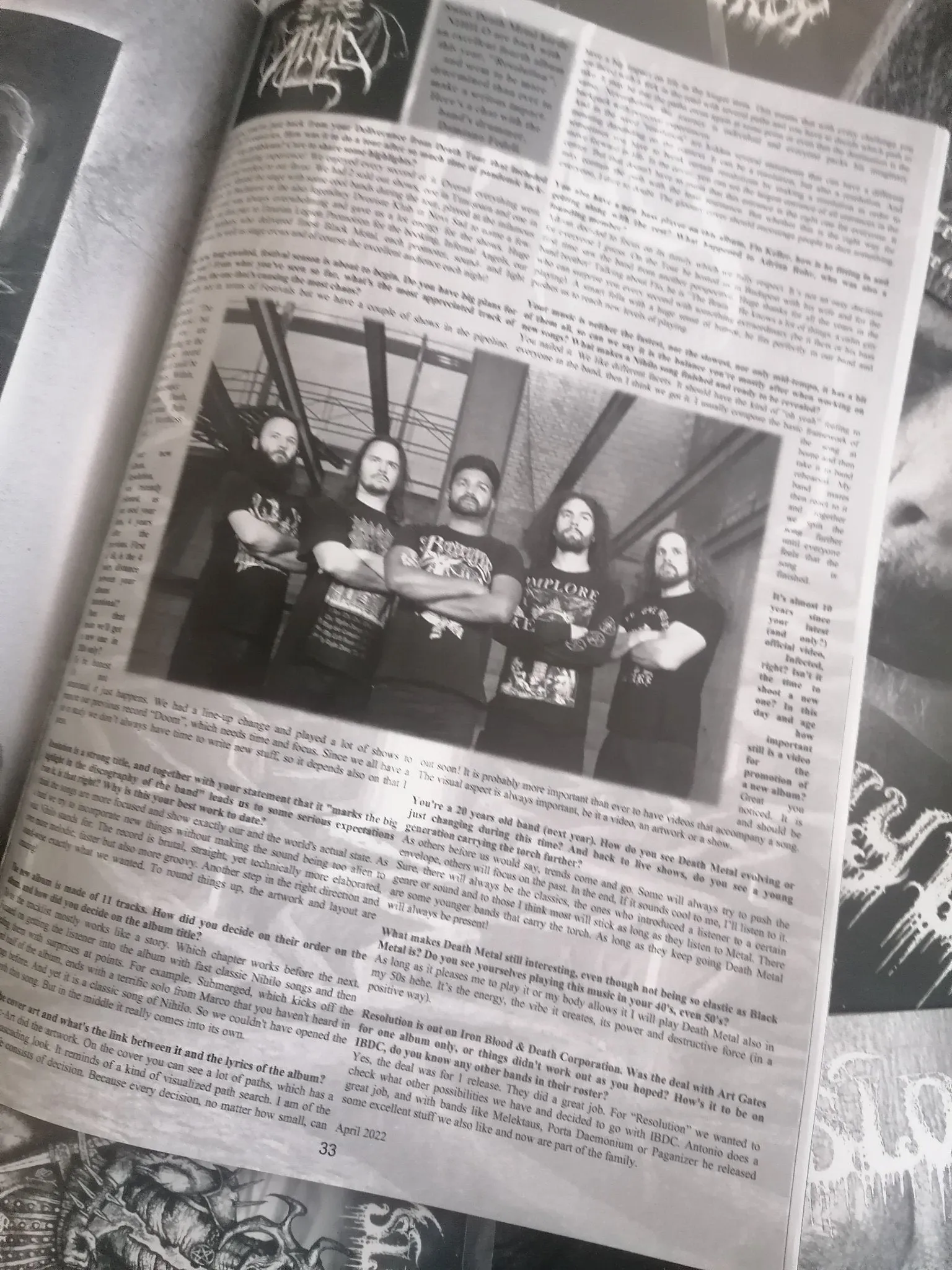 SLOWLY WE ROT Zine #19   CD