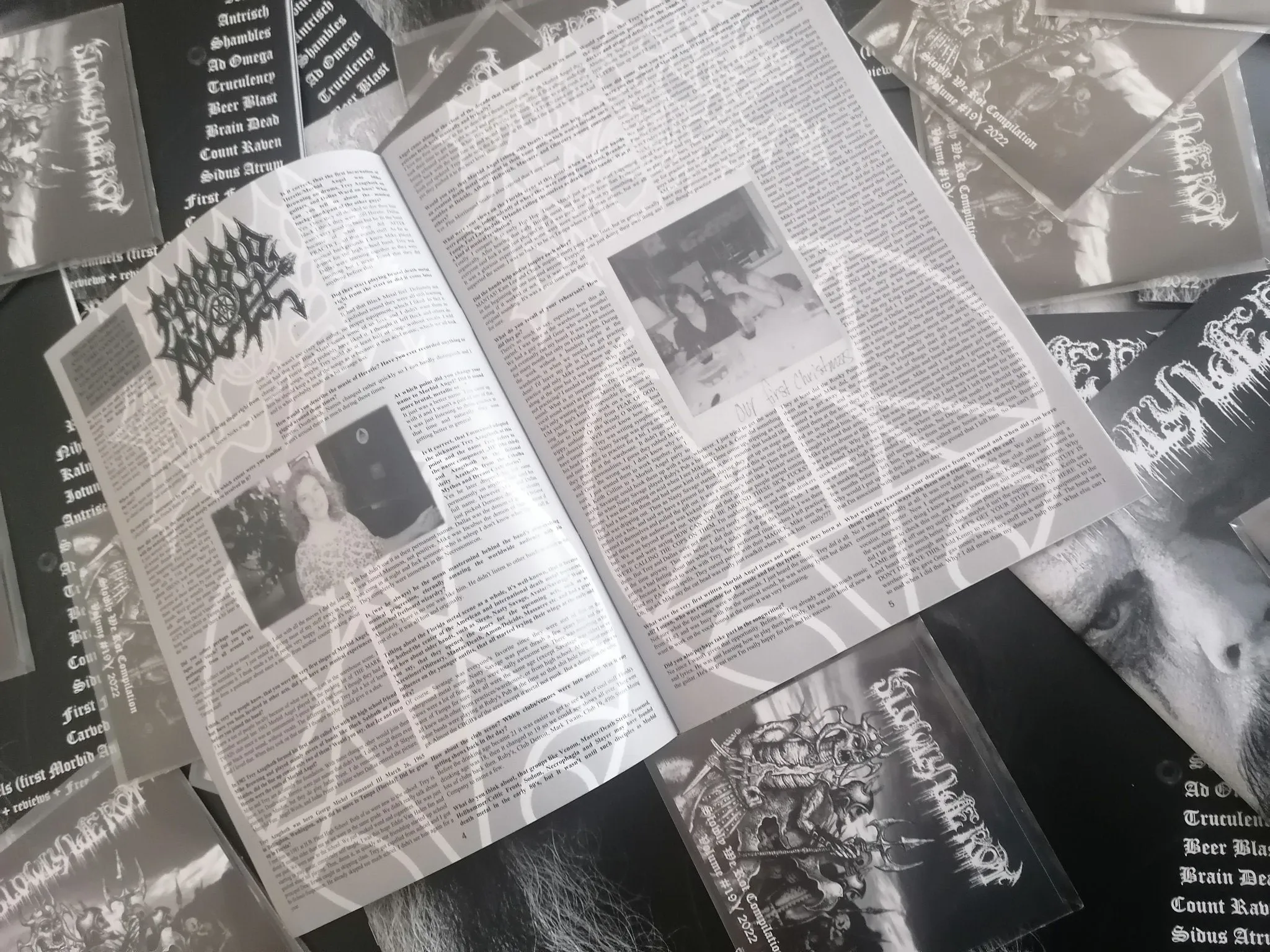 SLOWLY WE ROT Zine #19   CD