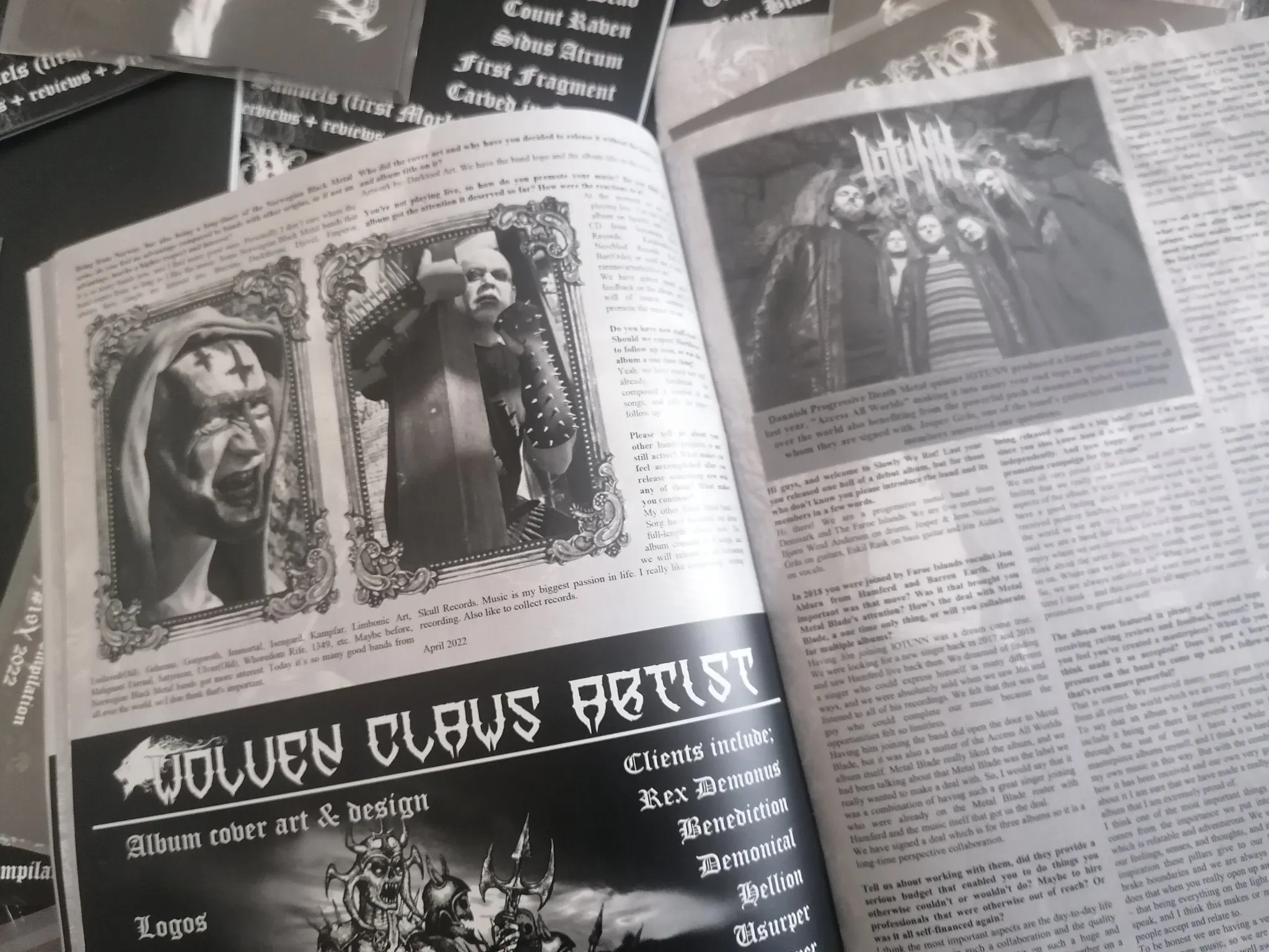 SLOWLY WE ROT Zine #19   CD