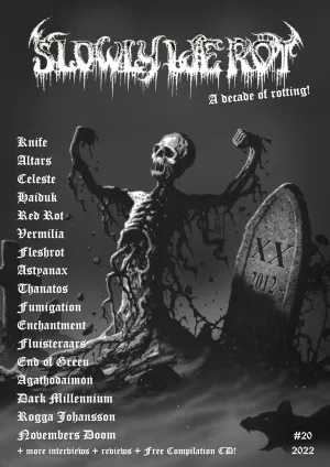 SLOWLY WE ROT Zine #20   CD