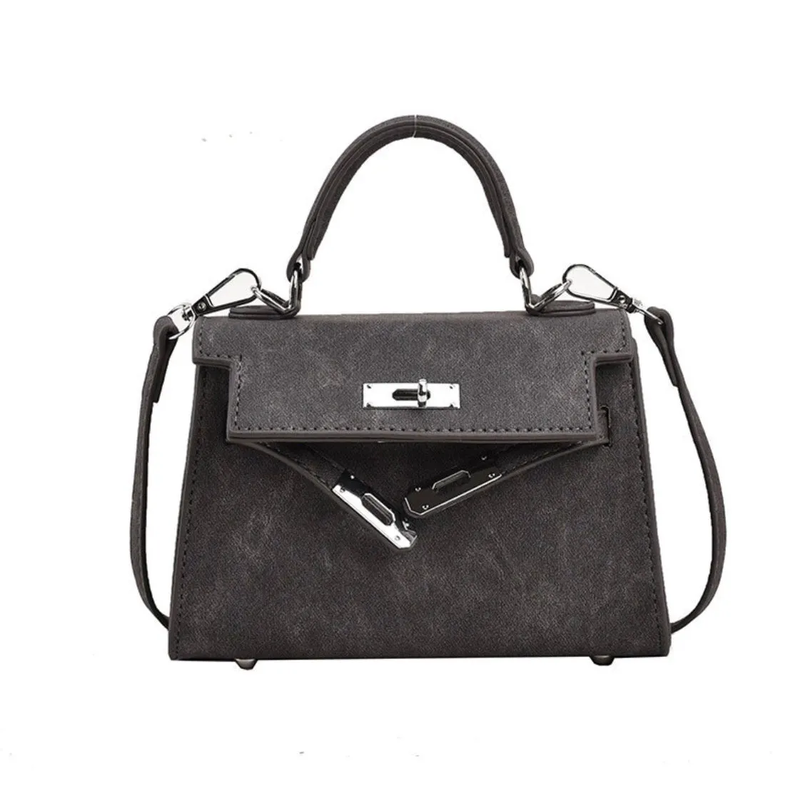Small Denim Square Bag