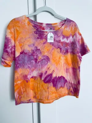 Small Ice Dye Oversized Boxy Tee