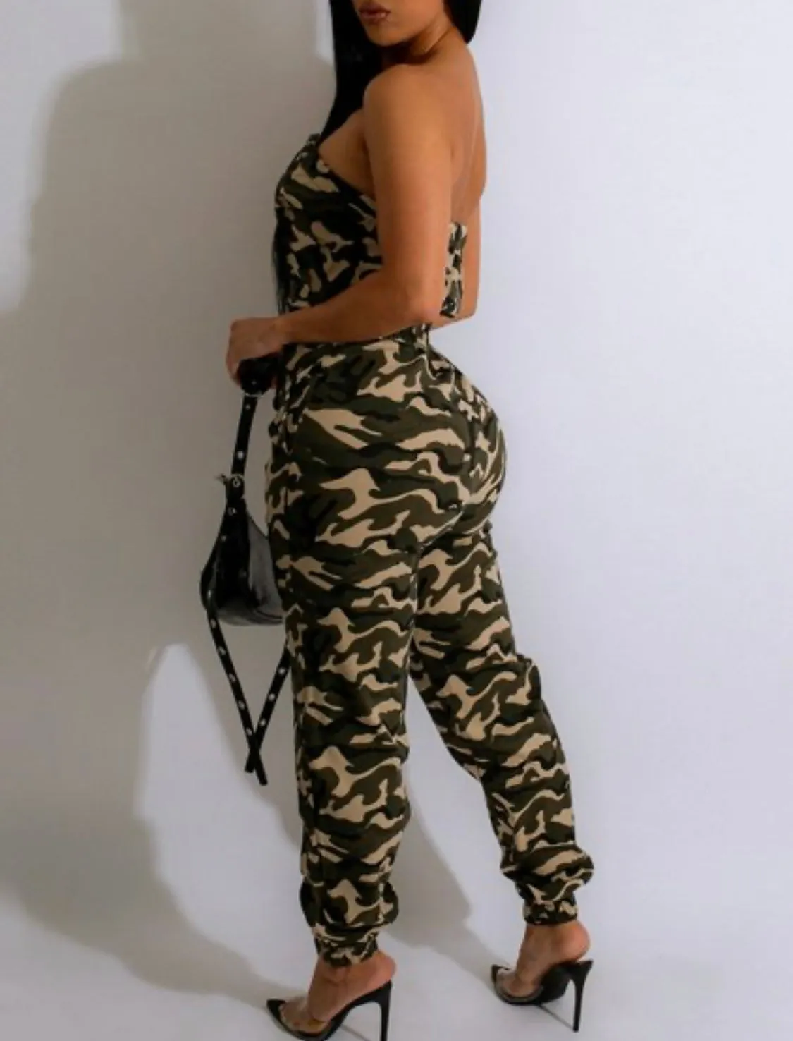 Small left ! CUTE IN CAMO JUMPSUIT!