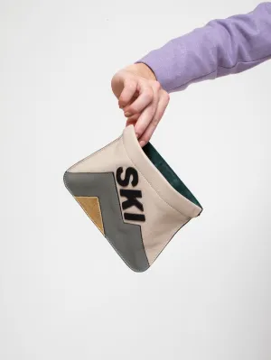 Small Snap Ski Pouch - Forest Chalk