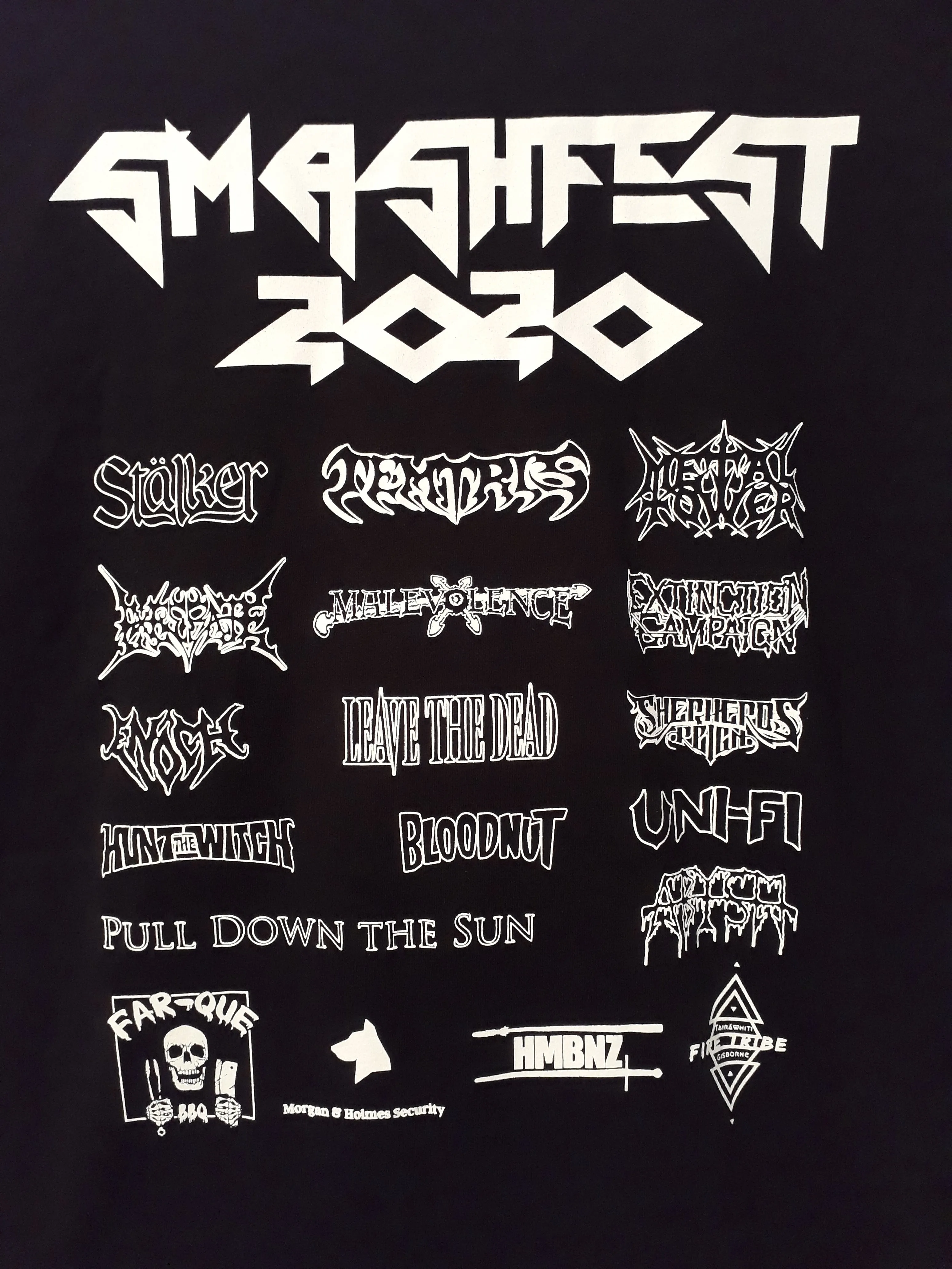 SMASHFEST (NZ) - 2020 Official MALE T-SHIRT X-LARGE