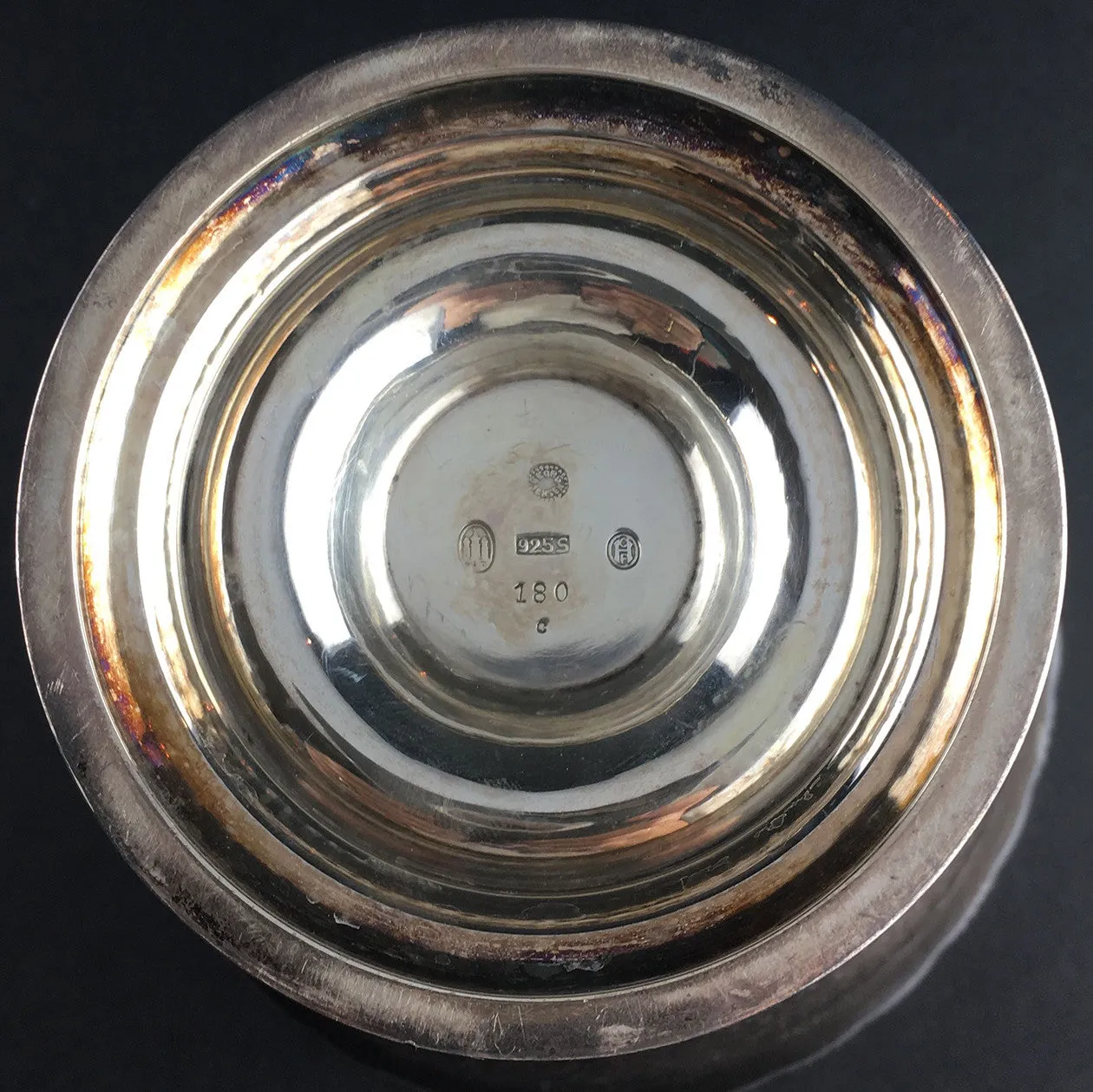 SOLD Danish Georg Jensen Sterling Silver Covered Bowl on Foot
