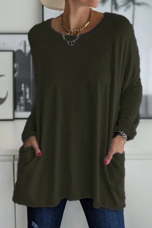 Solid Color Casual Shirt