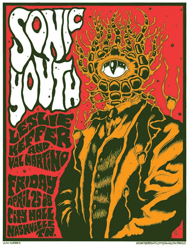 SONIC YOUTH - Nashville 2008 by Alan Forbes
