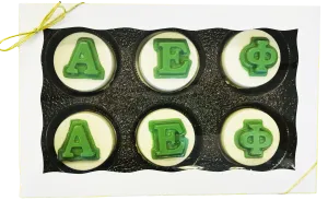 Sorority/Fraternity Letters Chocolate Covered Oreos