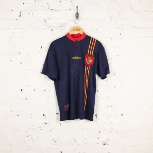 Spain 1996 Adidas Away Football Shirt - Blue - L