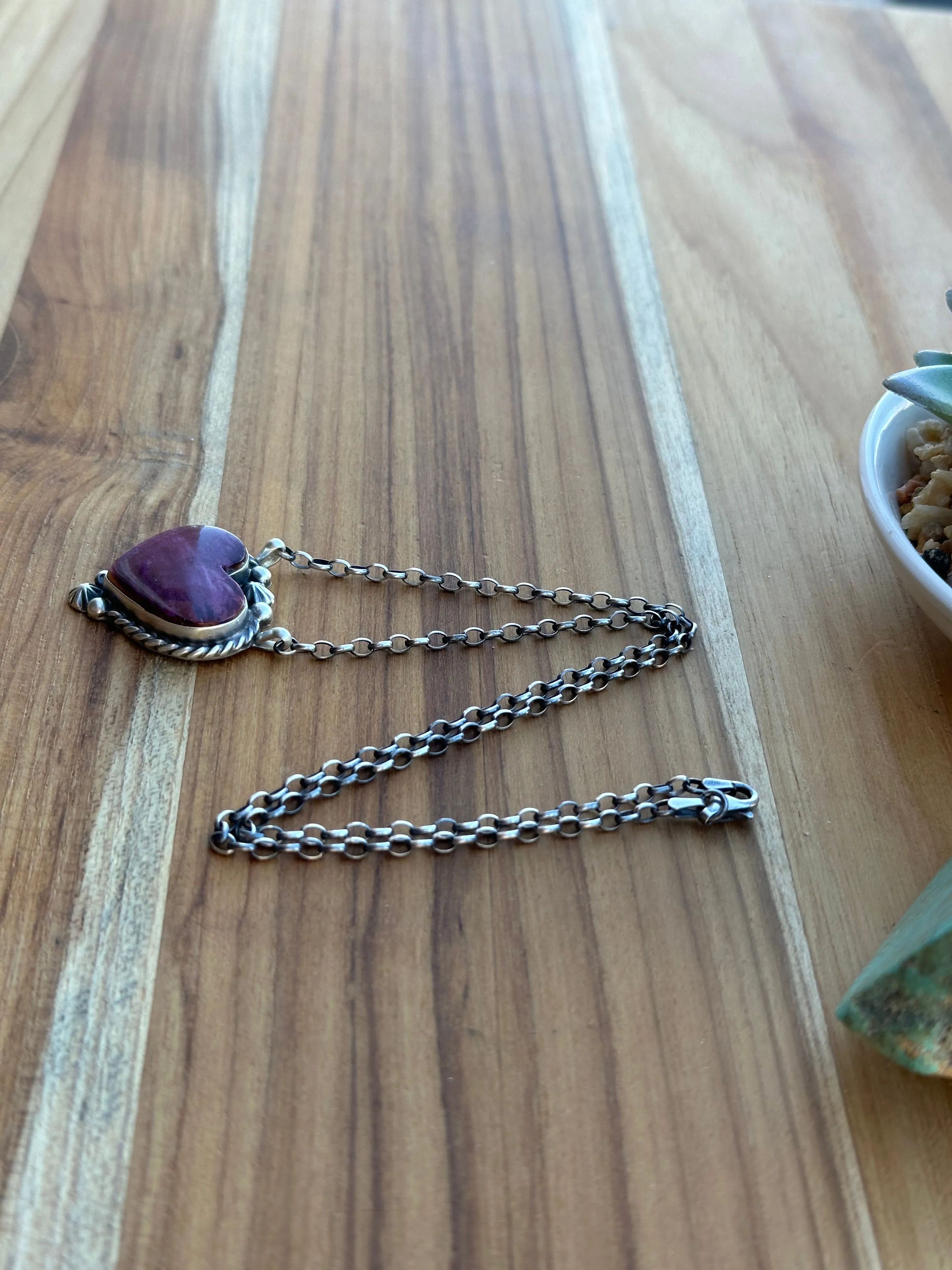 Spiny Heart Necklace