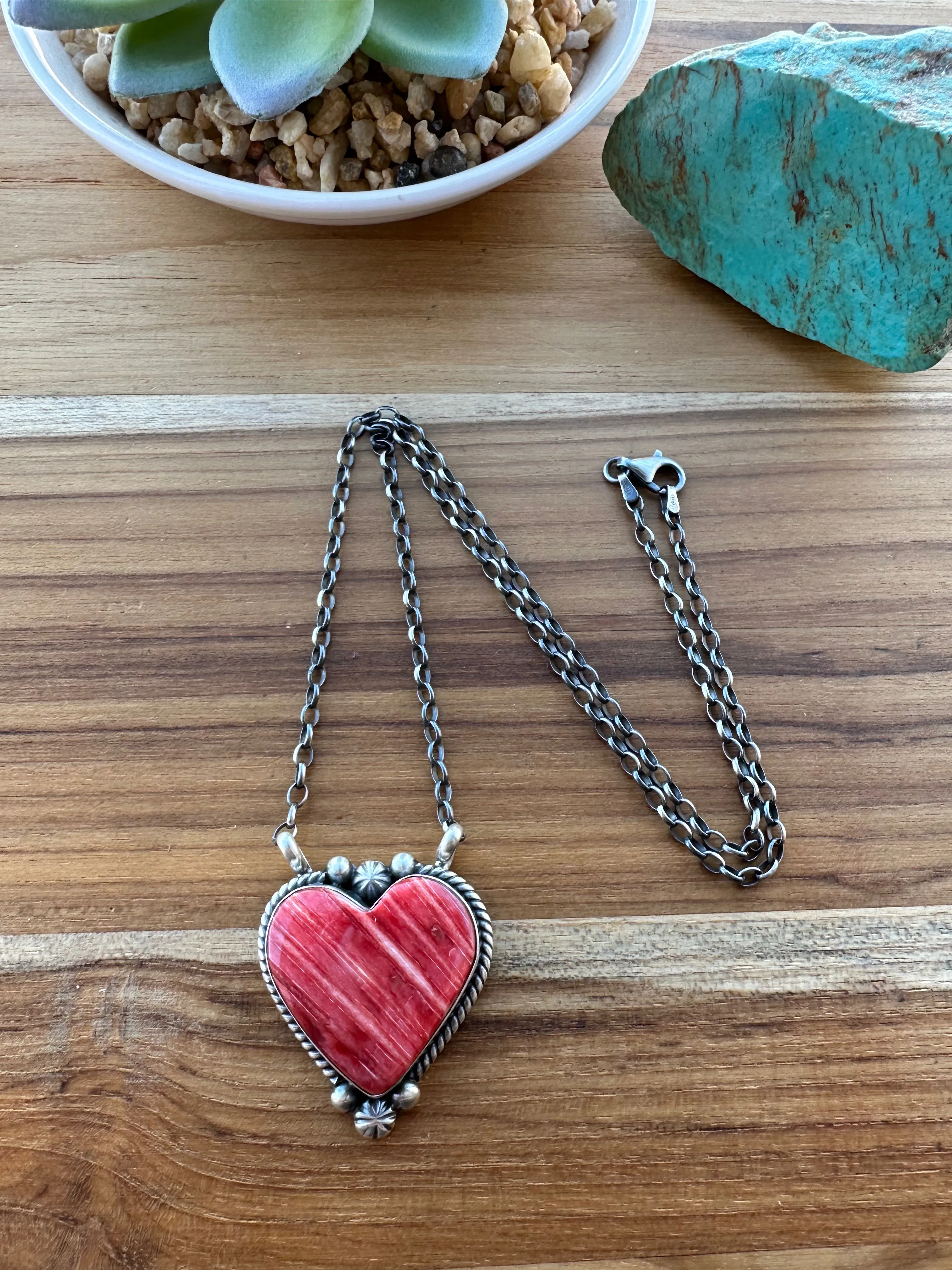 Spiny Heart Necklace