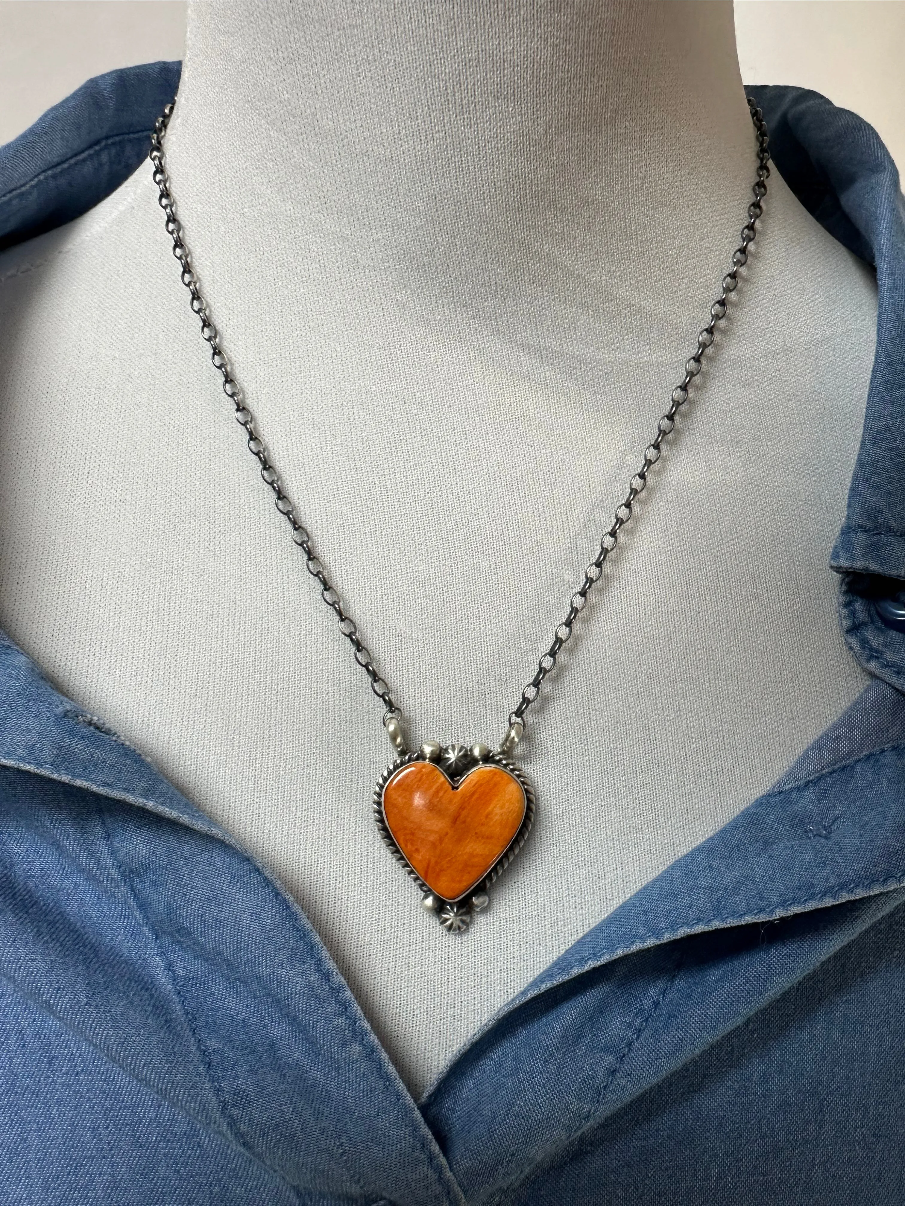 Spiny Heart Necklace
