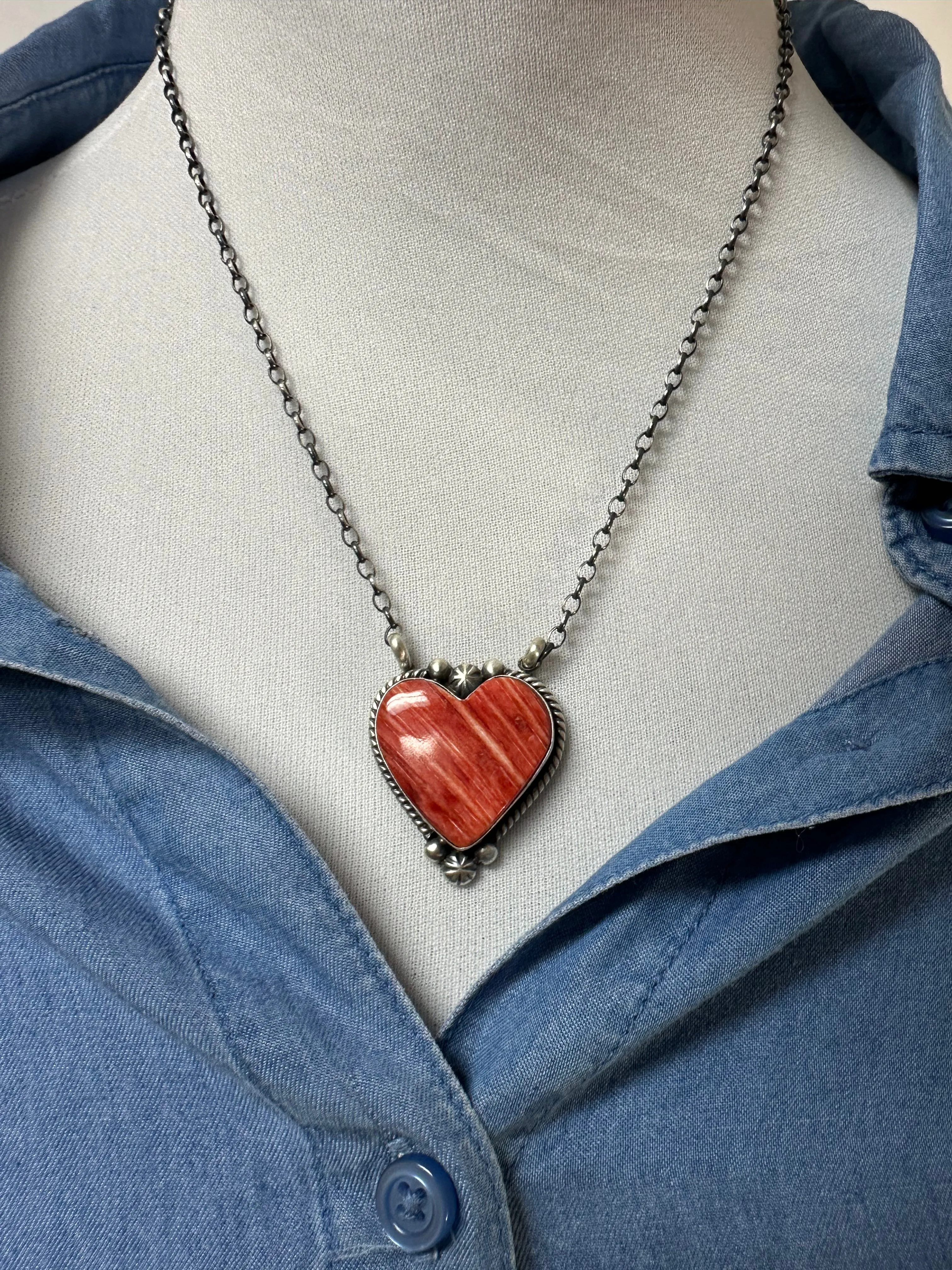 Spiny Heart Necklace
