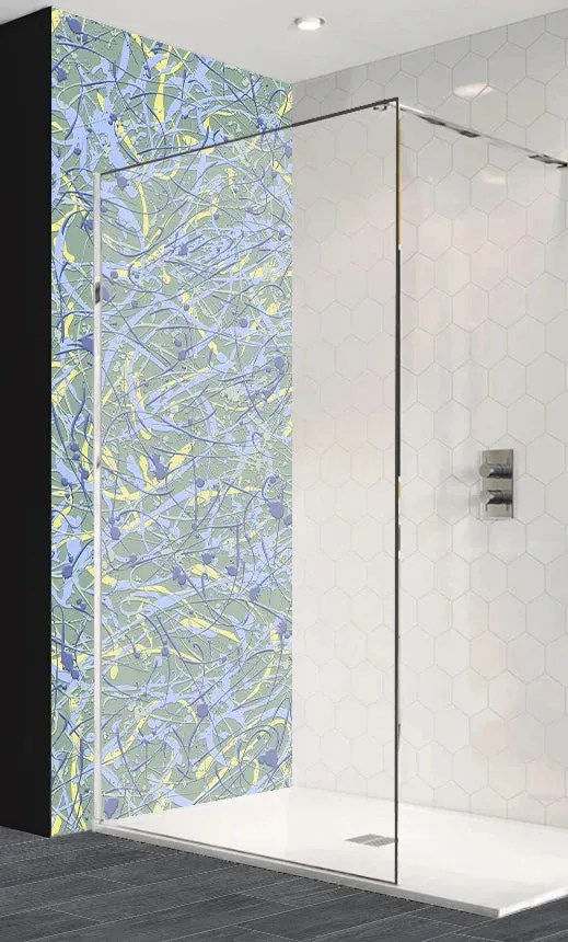 Splash Art Acrylic Shower Wall Panel Home Decor 2440mmm x 1220mm