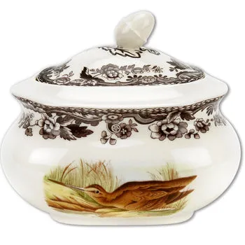 Spode Woodland Covered Sugar Bowl