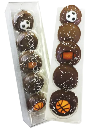 Sports-Themed Chocolate Covered Oreos Gift Box