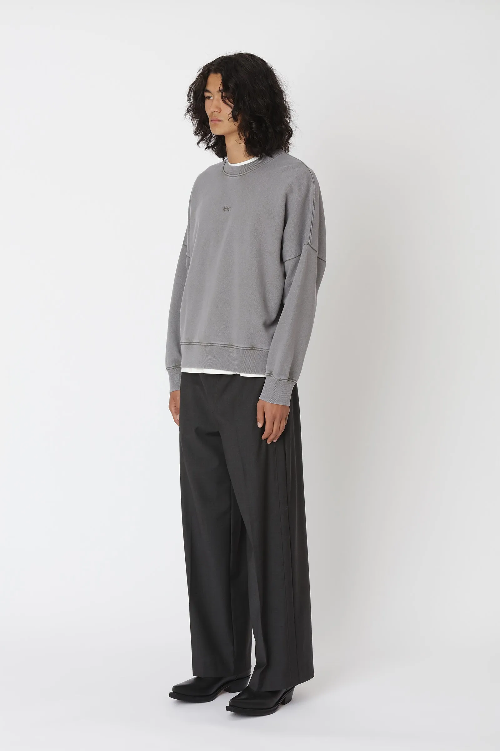 Staff Crew - Washed Steel Grey