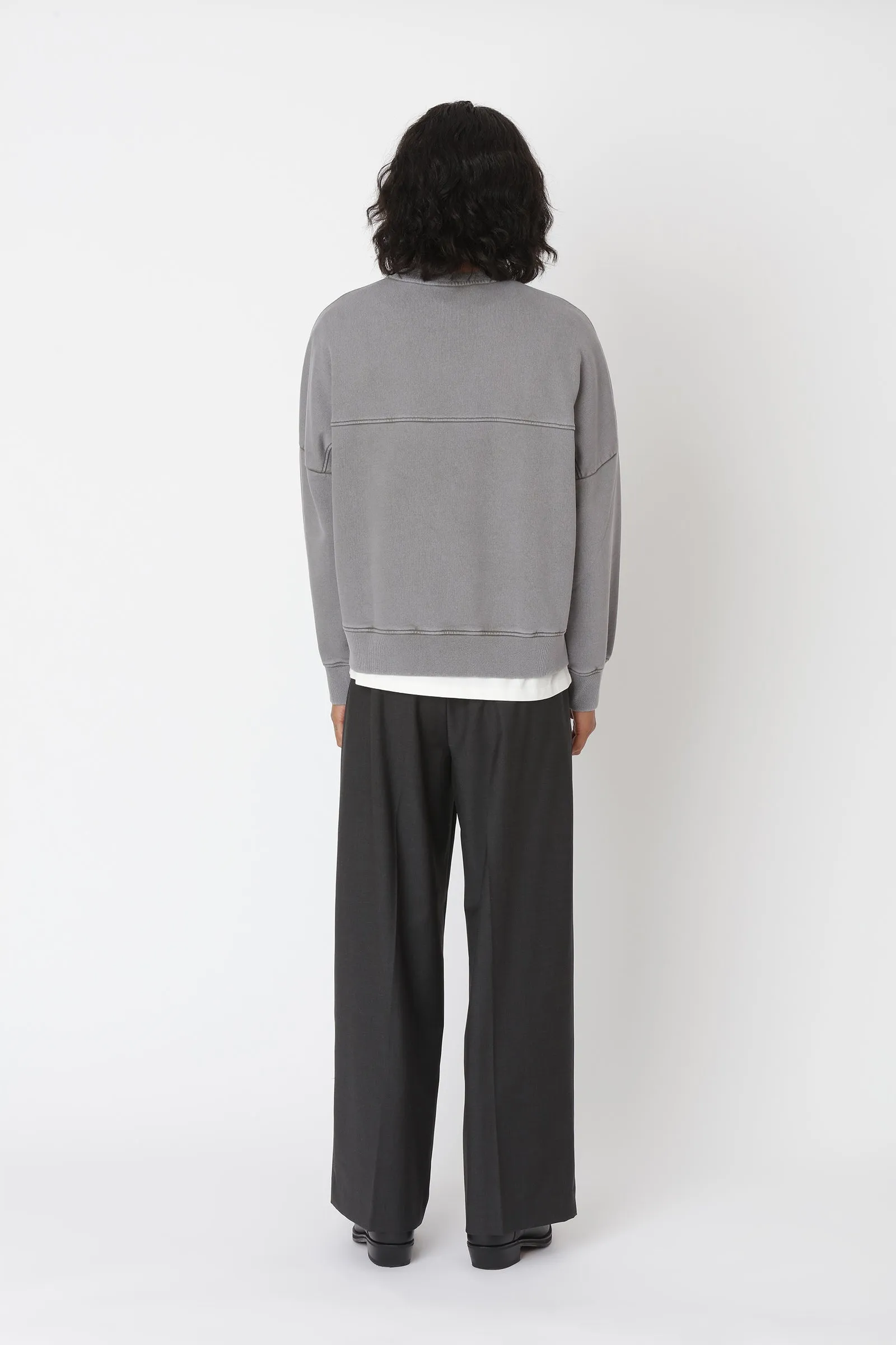 Staff Crew - Washed Steel Grey