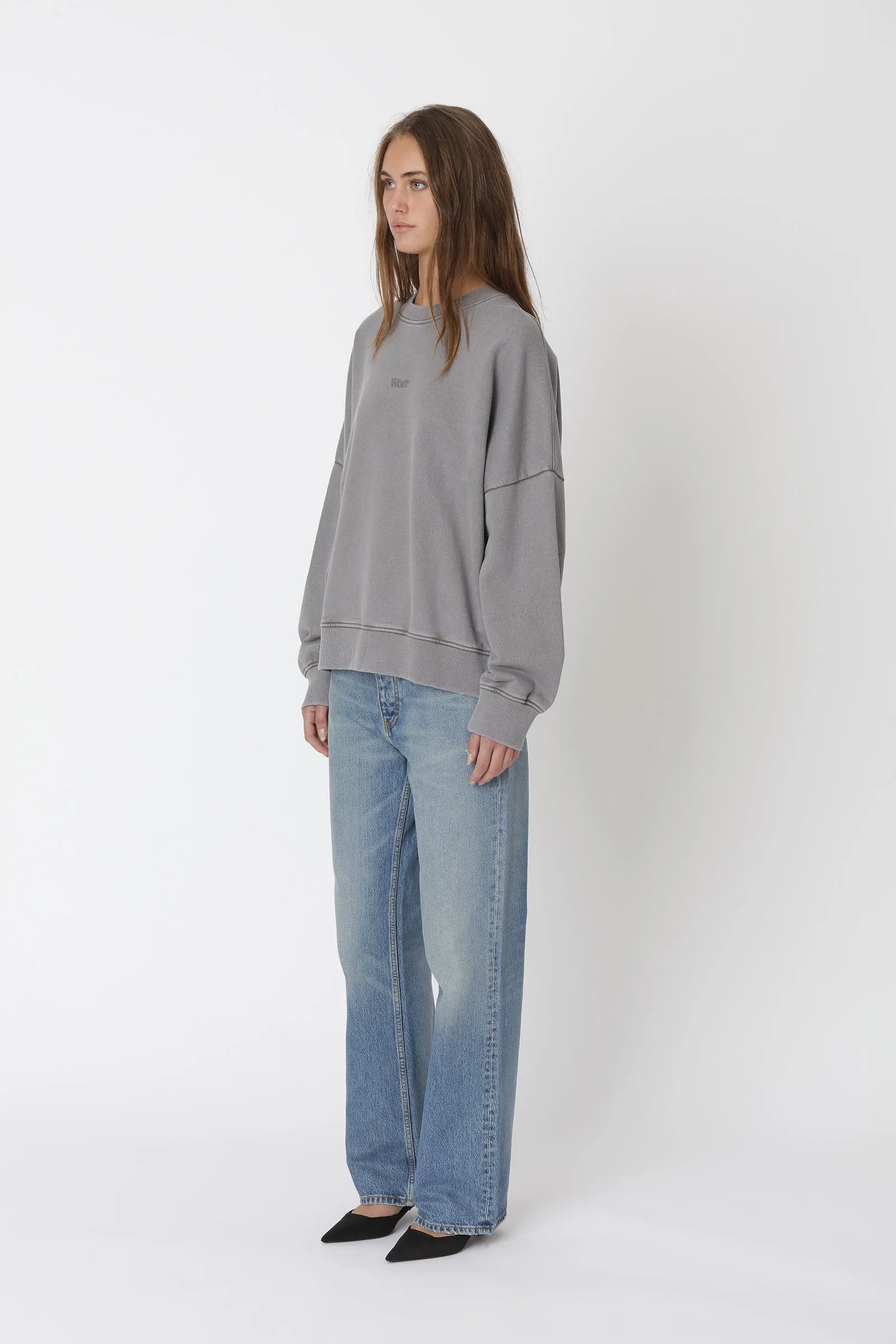 Staff Crew - Washed Steel Grey