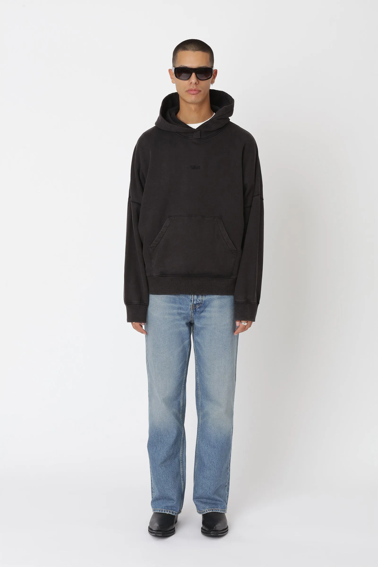 Staff Hood - Washed Black