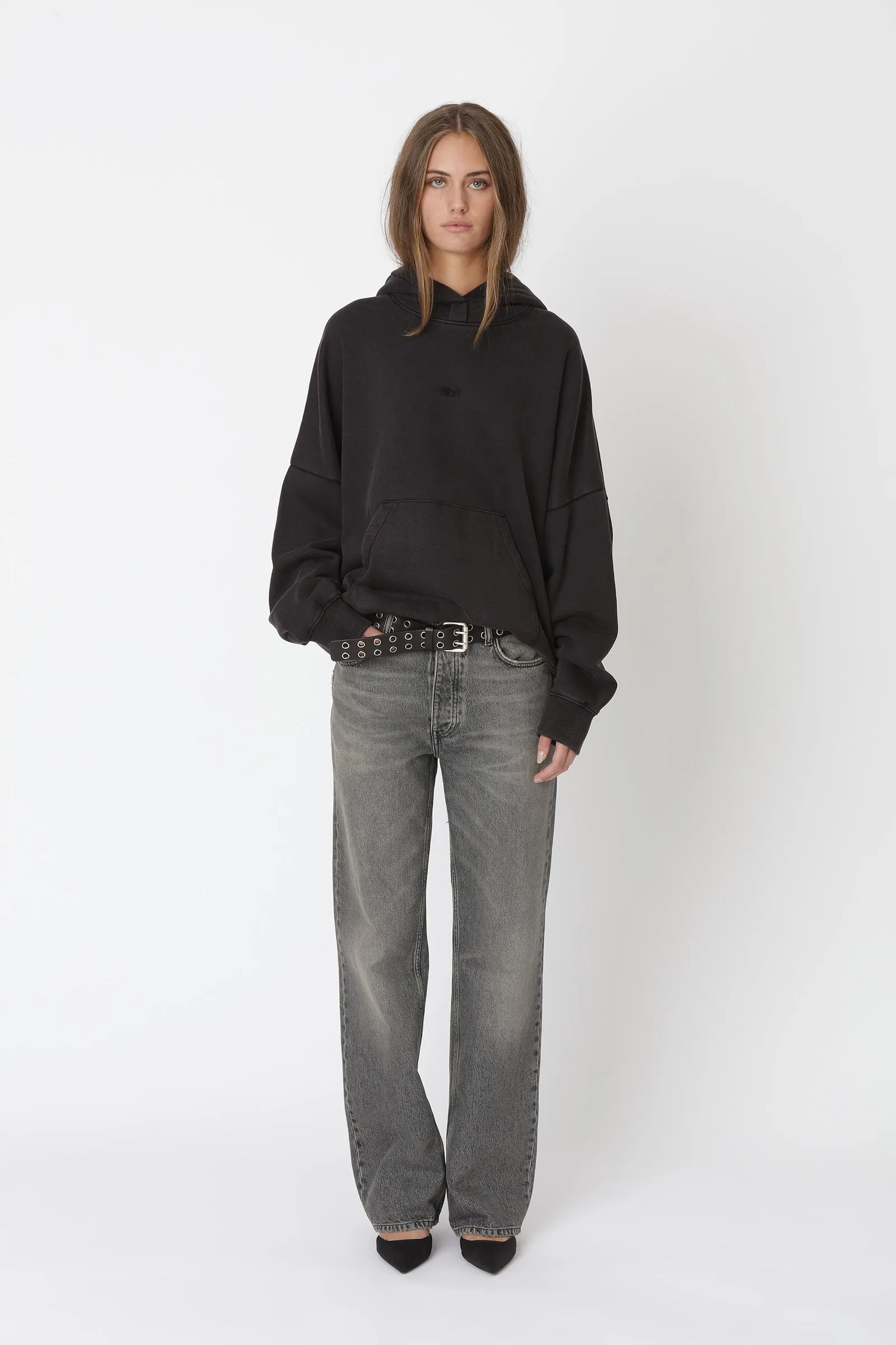 Staff Hood - Washed Black