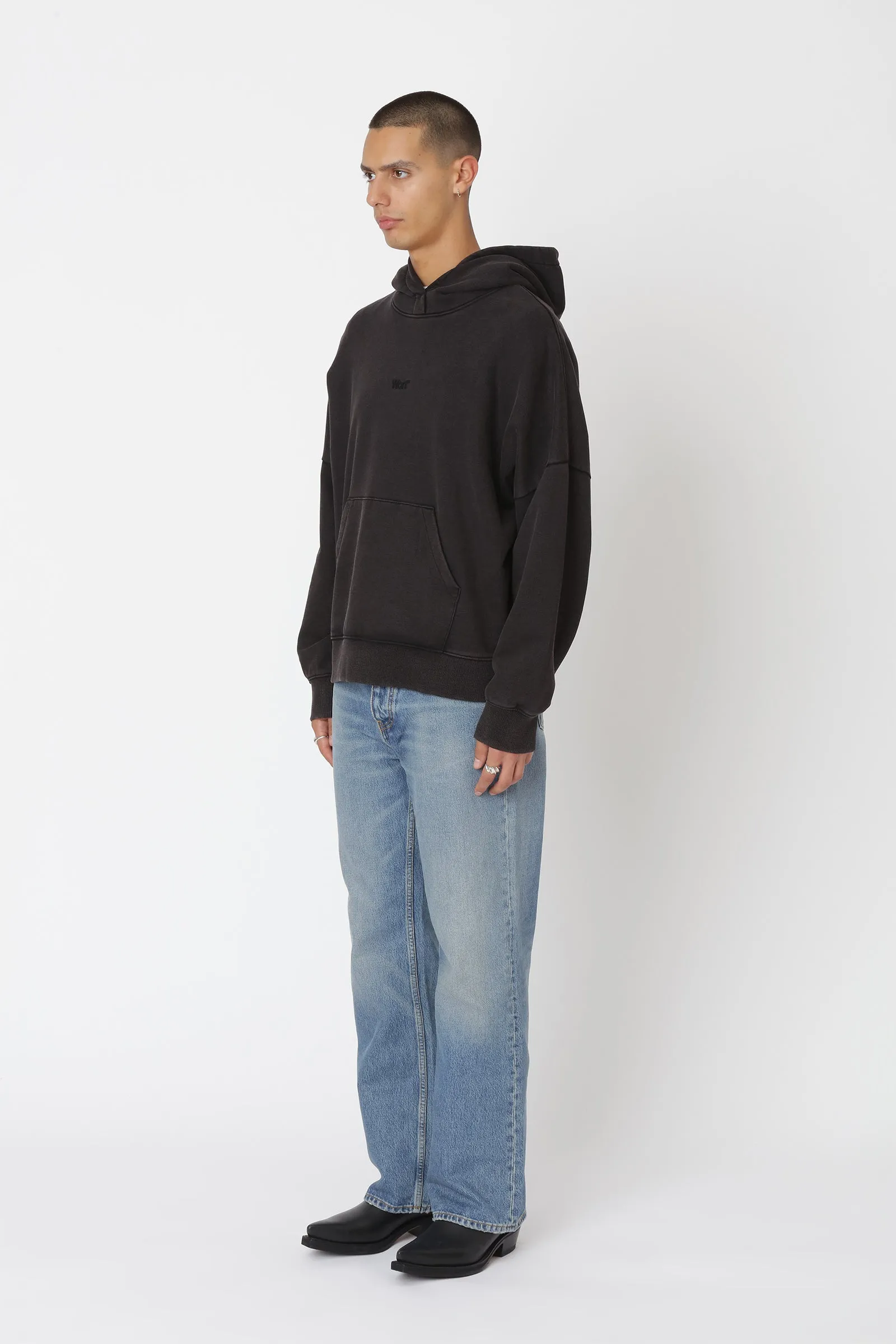 Staff Hood - Washed Black
