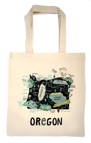 State of Oregon Tote Bag