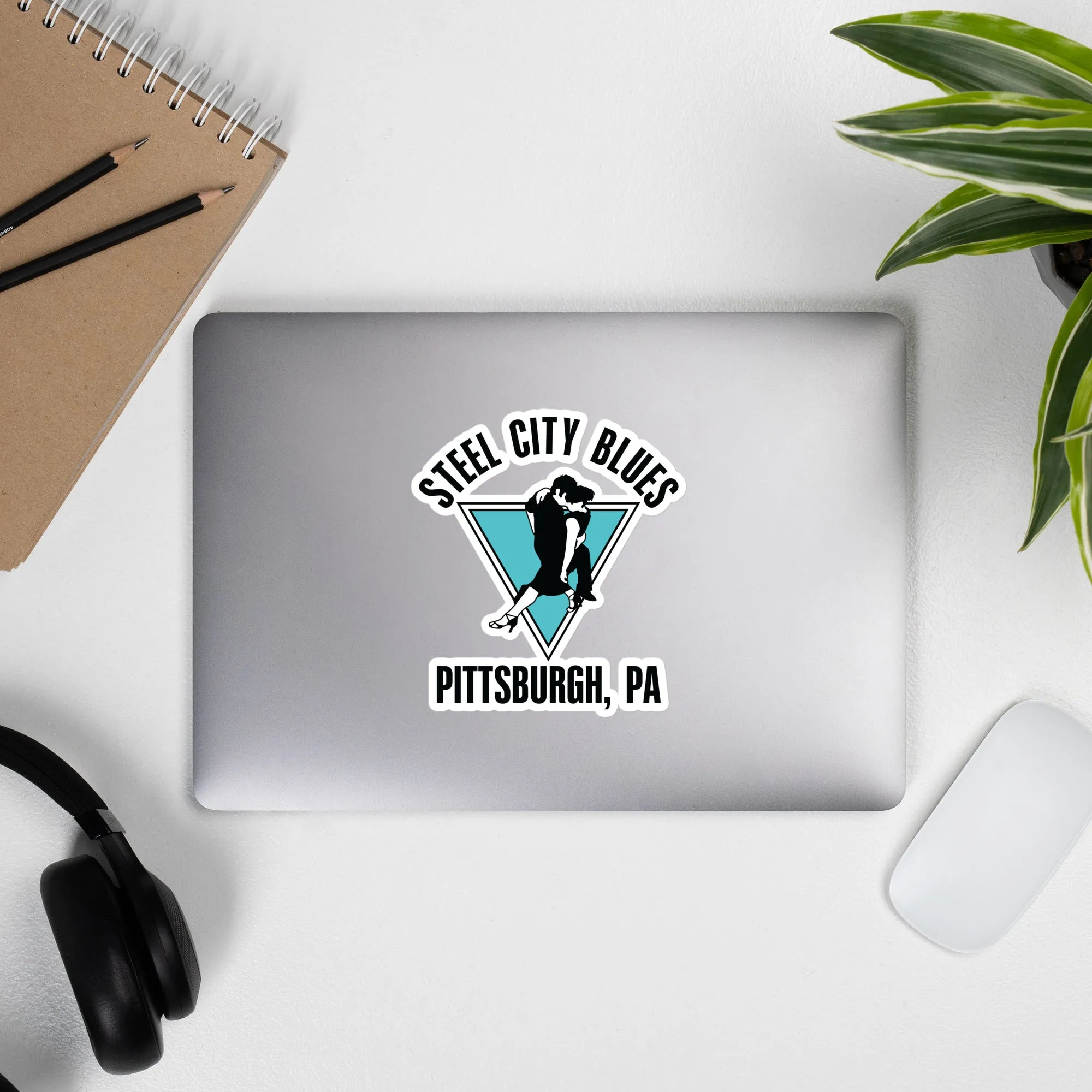 Steel City Blues Bubble-Free Stickers