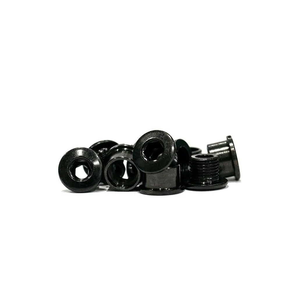 Steel Singlespeed & Track Chainring Bolts - Black