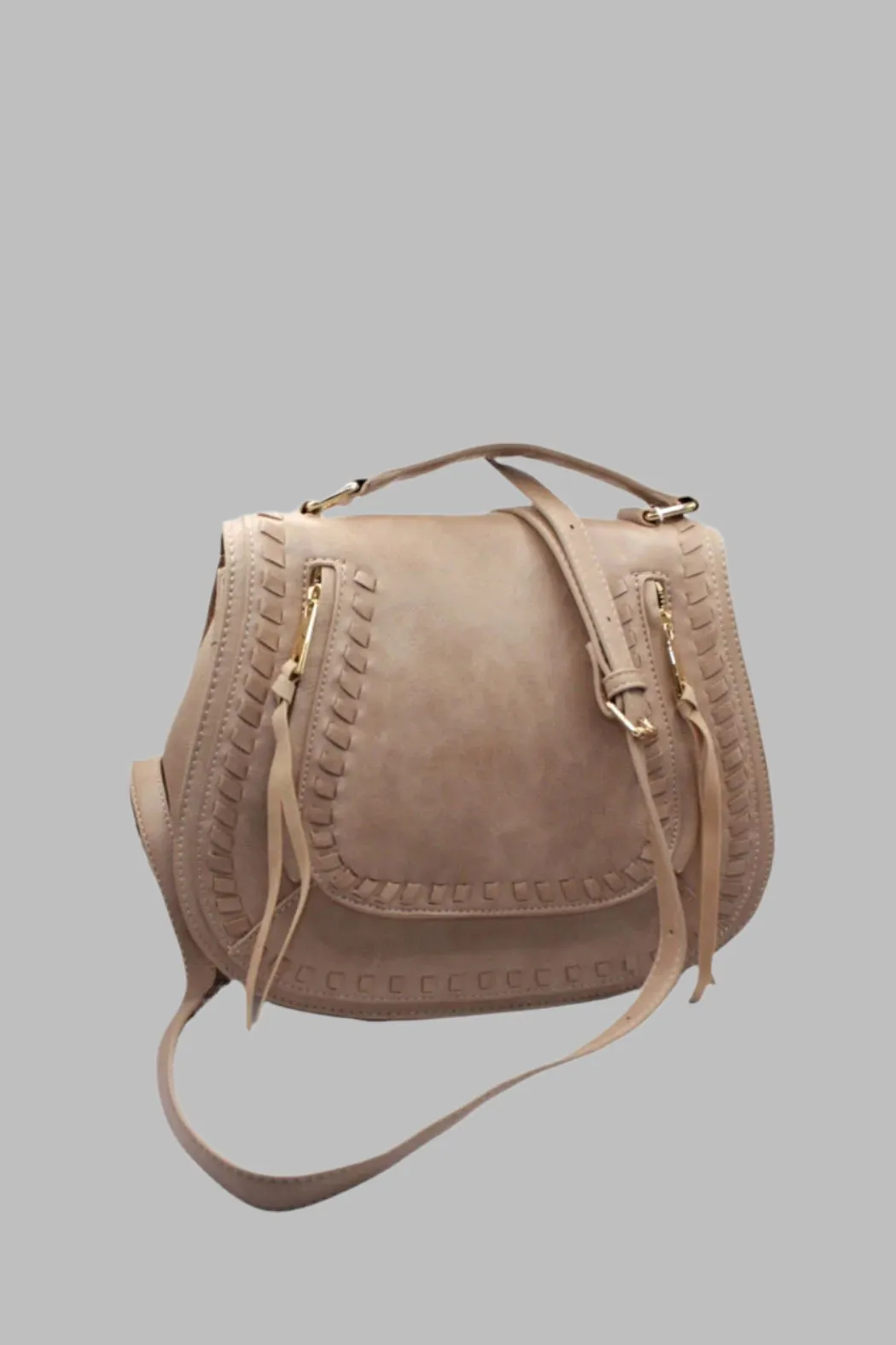 Stitched Cross Body Bag