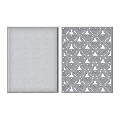 Stitched Fanfare Cutting Die S5-511 by Spellbinders
