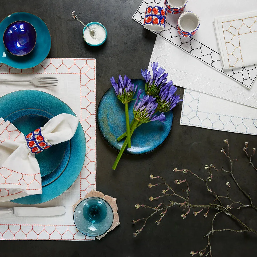 Stitched Light Indigo Placemat