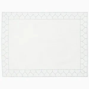 Stitched Light Indigo Placemat