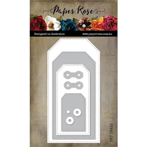 Stitched Tags by Paper Rose 18412