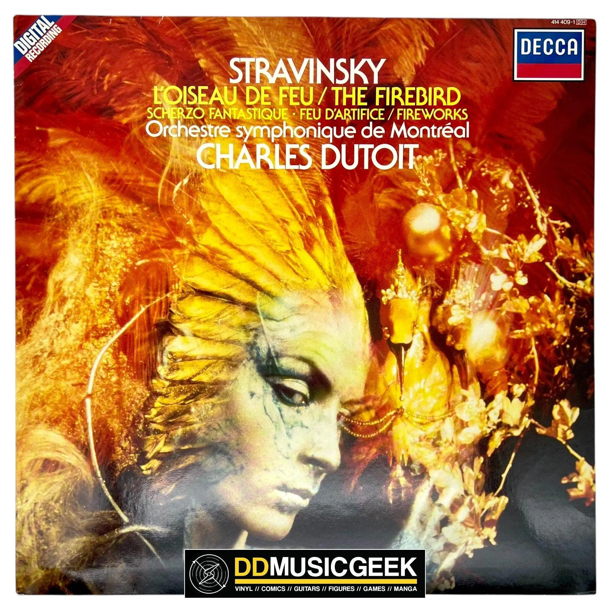 Stravinsky* - Orchestre symphonique de Montréal, Charles Dutoit: The Firebird - Scherzo Fantastique - Fireworks (LP)