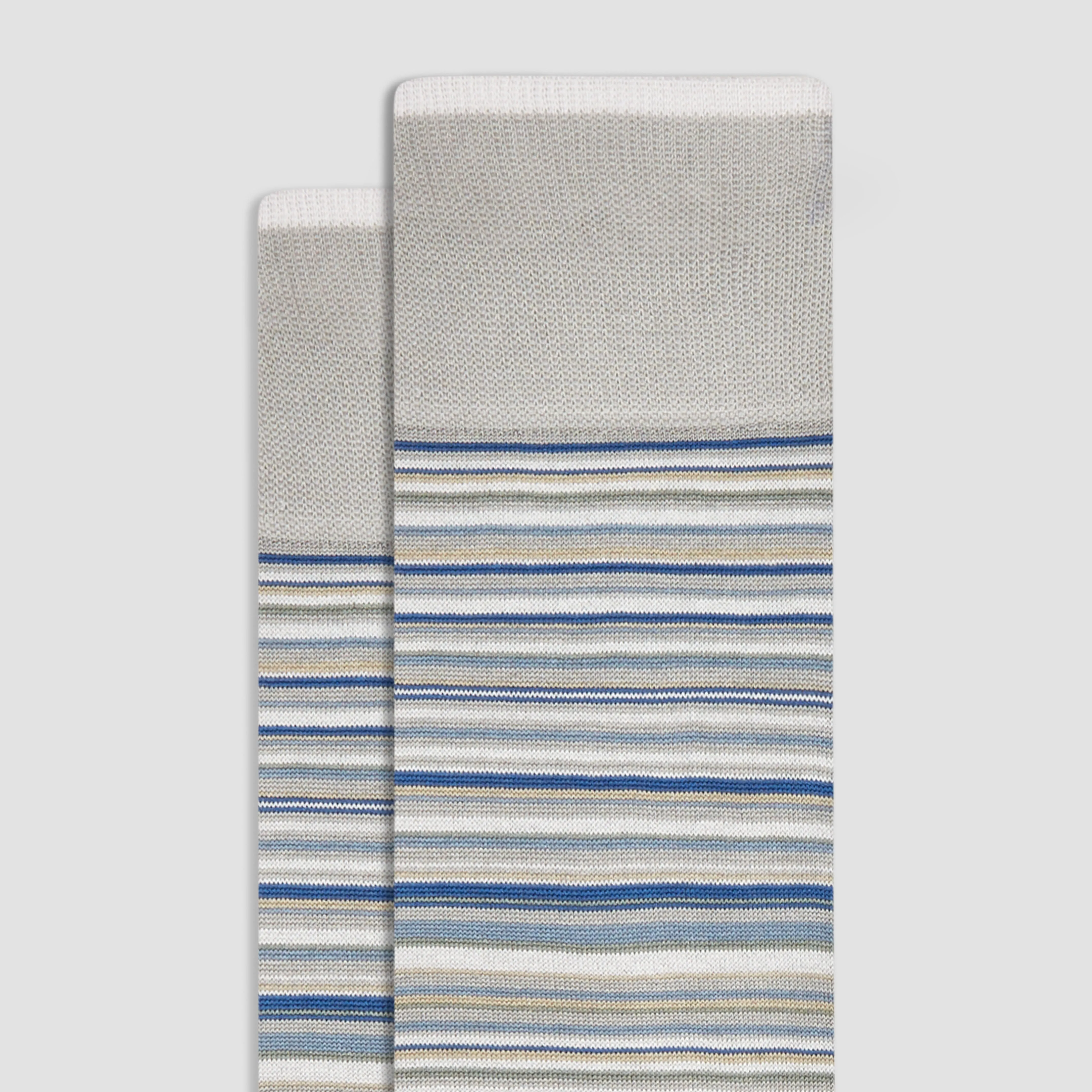 Striped Mid-Calf Socks