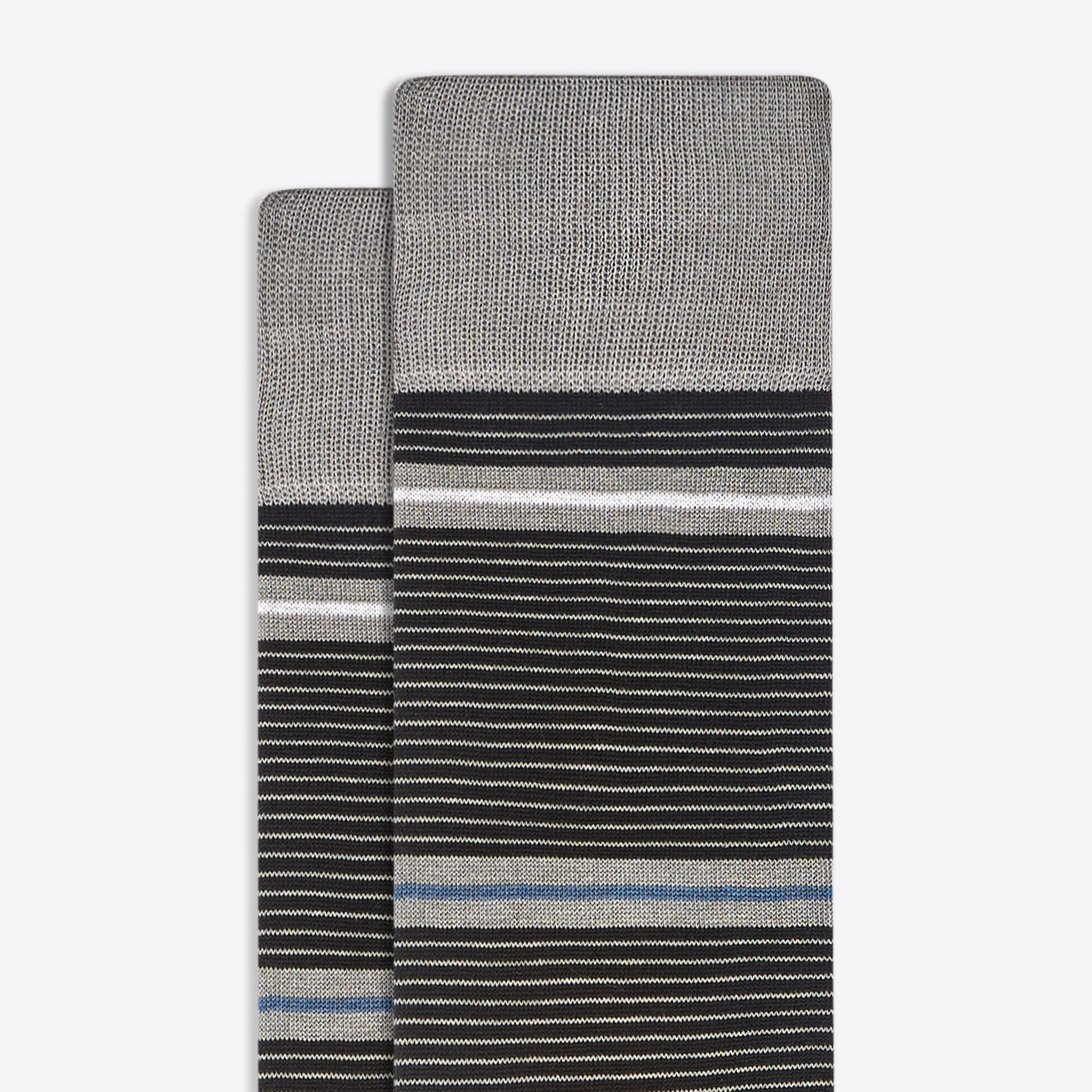Striped Mid-Calf Socks