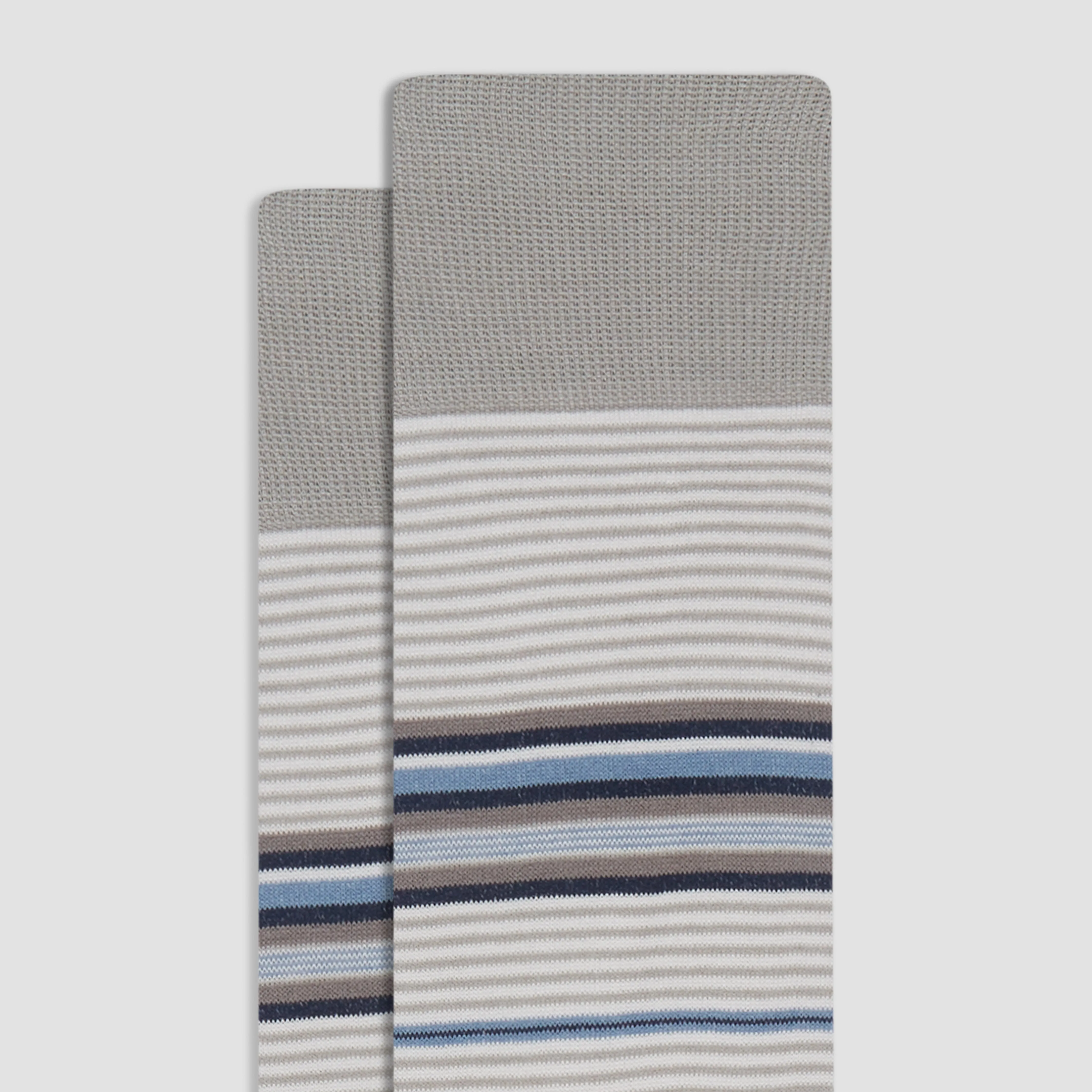 Striped Mid-Calf Socks