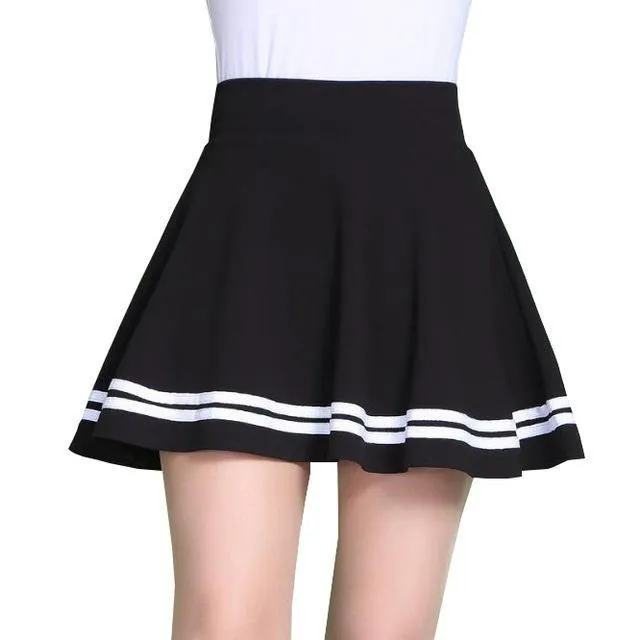 Striped Mini Skirt