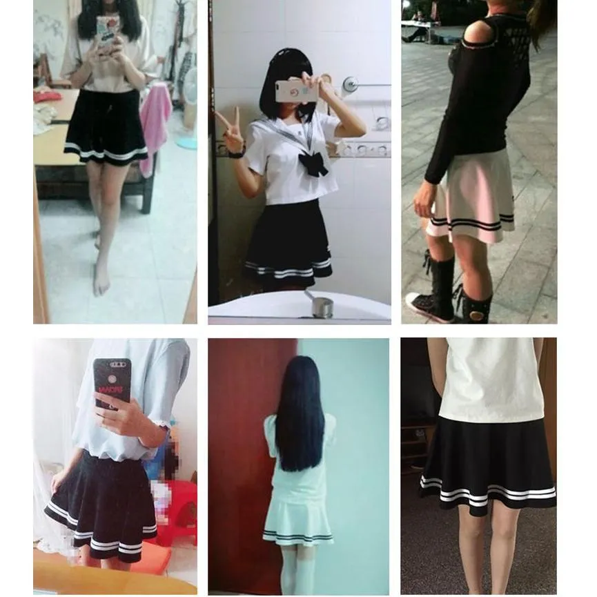Striped Mini Skirt