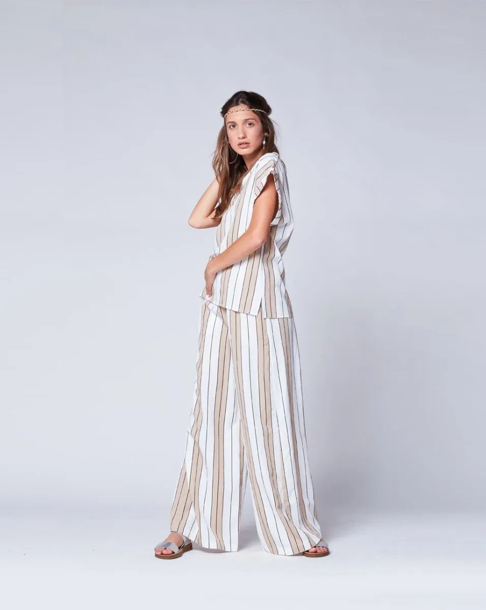 Striped Popover Tee