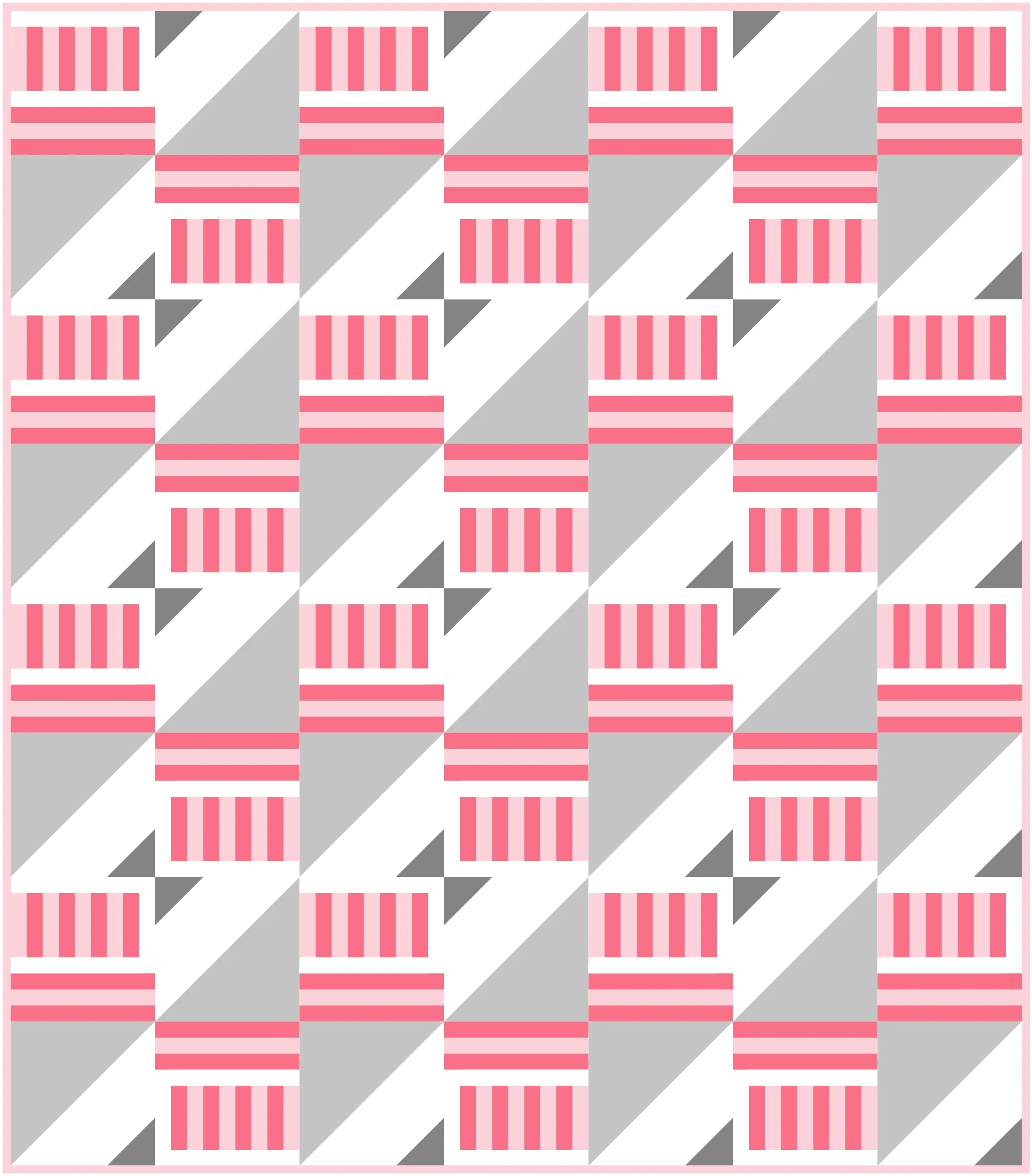 Stripes Quilt Block Pattern