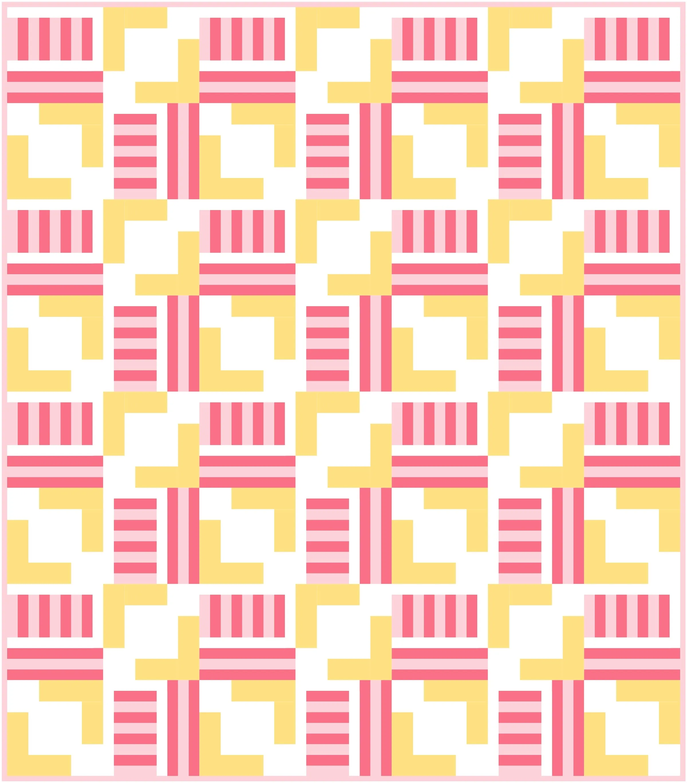 Stripes Quilt Block Pattern