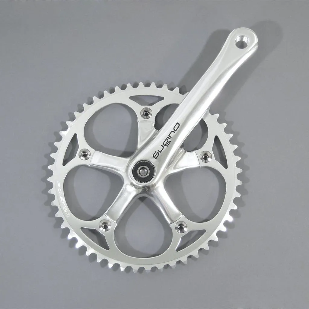 Sugino RD2 Track Crankset - 49T - Silver