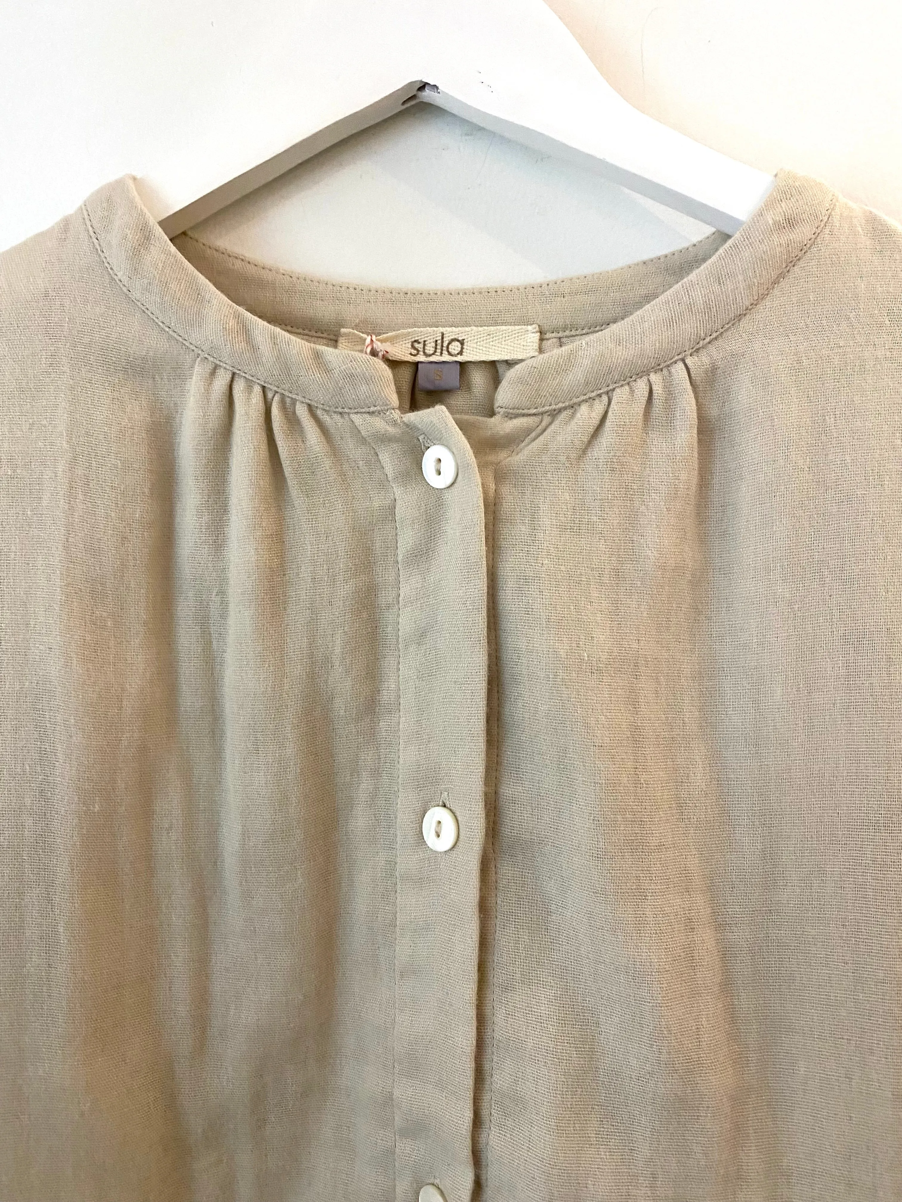 Sula Flora Blouse Oat