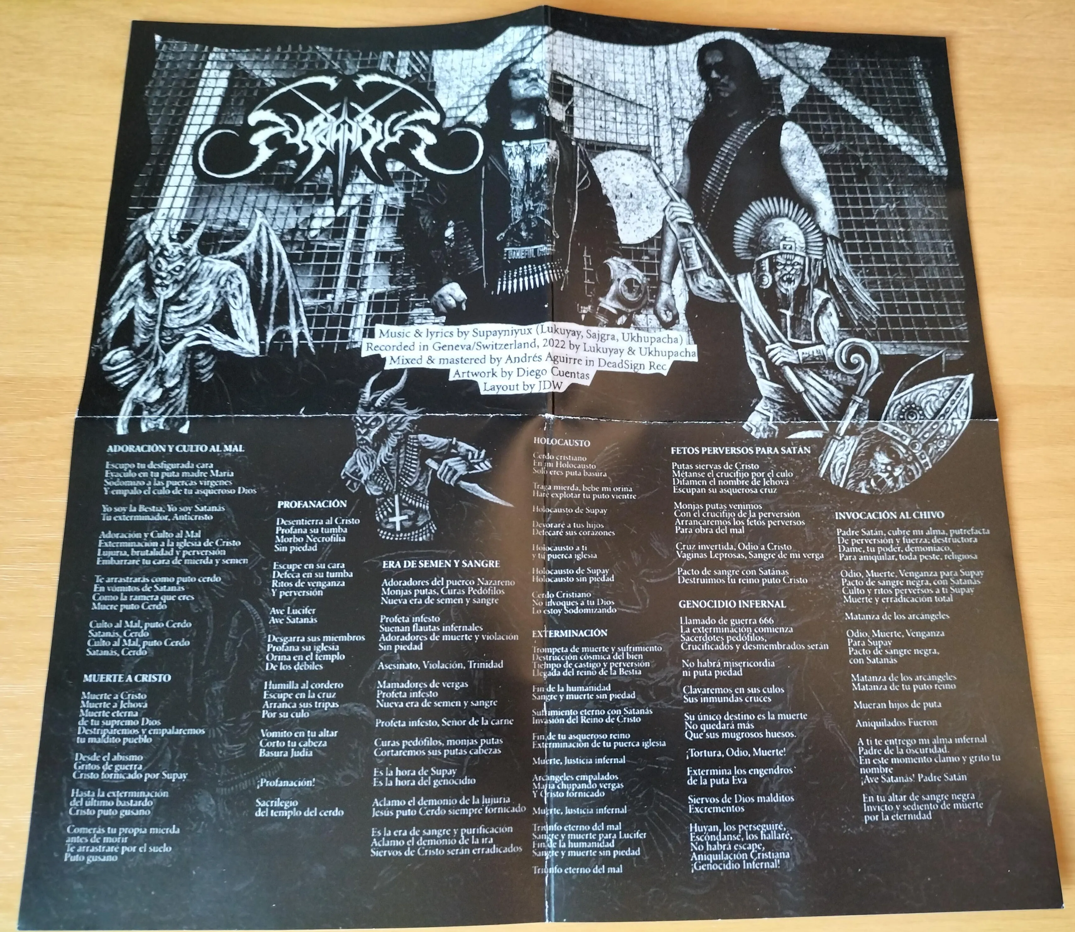 SUPAYNIYUX - Genocidio Infernal CD